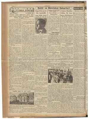  CUMHURİYET 25 Nisan 1936 VIYANA OONUŞU Tarihî tefrika: 13 M. TURHAN TAN f Şehlr ve Memleket HaberlerJ ) Değerli bir san'atkâr