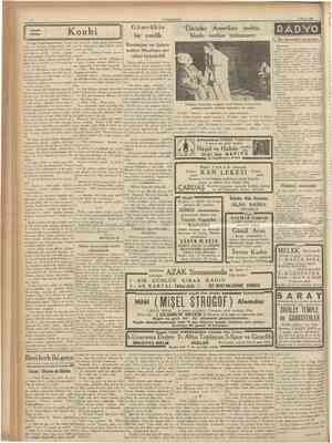  3 Mayıs 1936 CUMHURIYET f SPOR BAHiSLERi ) Feci bir cînayet Bir kızcağızın tabanca ile beynine ateş edildi Itiraflarım Büyük