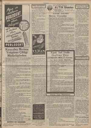  CUMHURtYET 7 Mayig 1938 r Adrese dîkkat: istanbul Balıkpazar başı No. 2 ALÛL CEMAL GiŞESi BAYİLER ŞAMPİYONU |Bevliye...