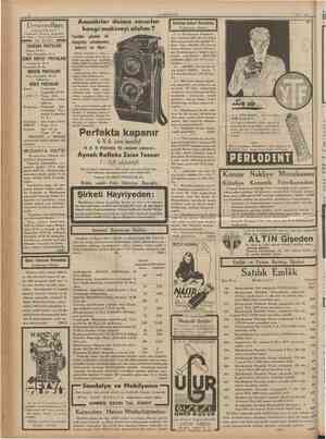  9 Mayıs 1938 CtTMHURTYET 11 ka P .da alımz reçeteleriniz büyük bir dik P A C F A kat, ciddî bir istikametie hazırlanır. TafcJ