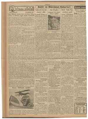  CUMHURtYET 31 Mayıs 1936 VIYANA OONUŞU Tarihî tefrika: 48 / // // //l Şehir ve Memleket Haberleri Galatada f eci bir cinayet