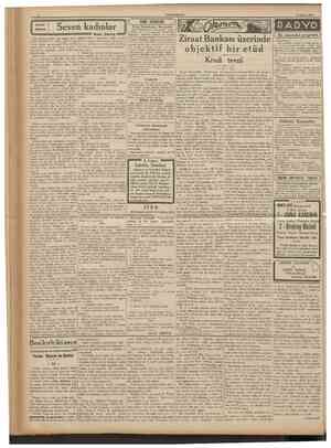  CUMHURtYET 31 Mayıs 1936 KUçUk Hlkftye Seven kadınlar Suad Derviş gösterdikleri bahaneler değil miydi? Yeni evlenmiş bir...