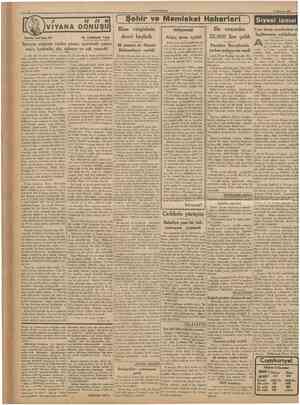  CUMHURİYET 2 Haziran 1936 YIYANA OONUŞUI Tarihi tefrika: 50 M. TURHAN TAN / // // i [ Şehir ve Memleket Haberleri ) Siyasî