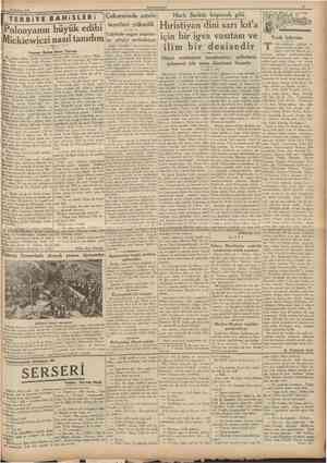  15 Haziran 1936 CTJMHURtYET Adana (Hususî) Bu yıl Çukurovada yağmurların uygun zamanlarda meb zul şekilde yağışı, çiftçinin