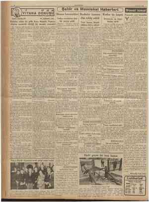  CUMHURİYET 16 Haziran 1936 VIYANA OONUŞU Tarihi tefrika: 64 M. TURHAN TAN ( Şehlr ve Memleket Haberleri ] Siyasî îcmal Memur