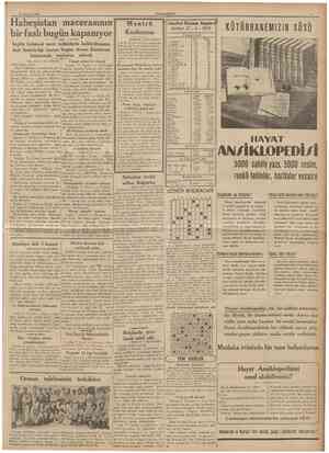  18 Hazlran 1936 CÜMHÜBÎTET Habeşistan macerasının bir faslı bugün kapanıyor Ingiliz kabinesi zecrî tedbirlerin kaldırılmasına