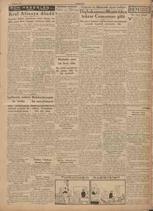  29 Haziran 1936 CUMHURÎYET SON TELEFON HAB ERLEC TELCRAT Hâdiseler arasında ve TCLSiZLE Tfransada Halk cephesi hükumetinin »