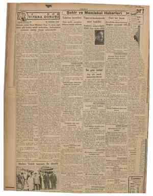  JUMHURtYET 30 Raziran 1936 VIYANA DONUŞU Tarihî tefrika: 78 / // // / l / ( Şehlr ve Memleket Haberleri ] Siyasî icmal...