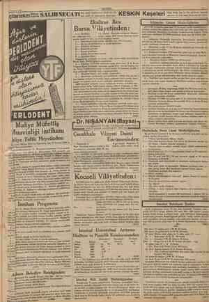  em Tammuz 1936 . Maliye Müfettiş (uavinliği imtihanı hliye Teftiş Heyetinden: 33 maaşlı vi nl Muavinliği için 18 temmuz 1936