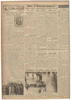  7 Temmuz 1936 JUMHURİYET SON Ankara 6 (A.A.) Başbakan Ismet İnönünün Haydelberg üni versitesi fahrî doktorluğuna seçil mesi