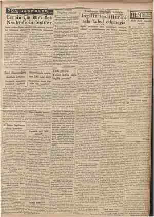  CUMHURİTET 11 Temmuz 1936 Metre mikâbı muhammen bedeli 39 lira olan aşağıda cins ve miktarı yazılı çam kereste 24 temmuz 1936