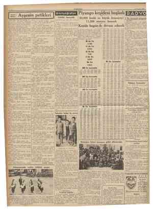  CUMHURİYET 12 Temmuz 1936 [££H\ Ayşenin patikleri Bibliyoğrafya Günlük Jimnastik Piyango keşidesi başladı RADVO 50,000...