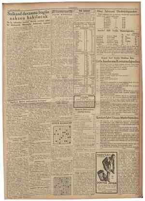  16 Temmuz 1936 CUMHURİYET Perşembe gazetesi Tatblk edilmekte olan yaz tarifesine ilâveten her cumartesi günü Perşembenin 18