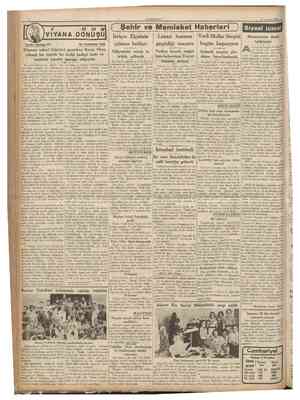  CUMHURİYET 19 Temmuz 1936 VIYANA OONUŞU Tarihî tefrika: 97 M. TURHAN TAN / // // İI ( Şehlr ve Memleket Haberleri j Siyasî
