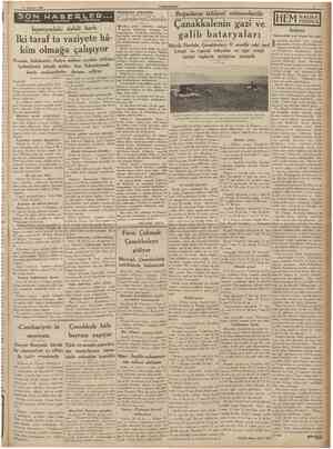  27 Temmuz 1936 CUMHURfTET 3 SON TEIEFON MABERLEG TELCRAV VCTELSİZLE Hâdiseler arasında Gidenler ve Gelenler İspanyadaki...