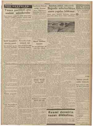  88 Temmuz 1933 CUMHURİYET TEIEFON MABERLER. TEICKAF vc TCLSiZLE «Rusya, Bulgaristanın Montrödeki hattı hareketinden...