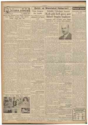  CUMHURİYL1 2 Ağustos 1936 ( Şehlr ve Memleket Haberleri j Siyasî Tarihi tefrika: 111 M. TURHAN TAN Tütün kongresi ' dün...