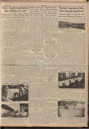  22 Birinciteşrin 1936 CUMHURİYET Observer gazetesi Ingiltere Kralının Istanbulda mak istemiş fakat 6 ay sonra Ingiliz...