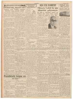  11 İkinciteşrin 1936 CUMHURİYET Amerika Cıımhur Reisleri nasıl yaşar? «Beyaz Evin ziyaretçiye verdiği tesir, ev sahiblerinin