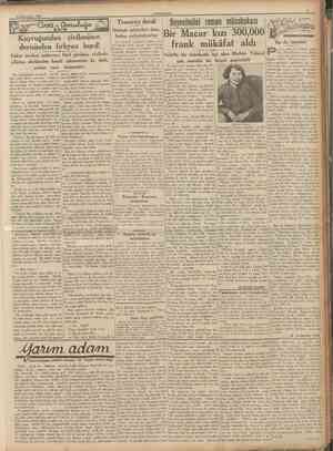  29 İkinciteşrin 1936 CUMHTJRIYET Tramvay derdi Kuyruğundan çivilenince derisinden fırlıyan kurd! Fakat meşhur palavracı beni