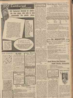  30 tkincitesrin 1936 CUMHURİYET "~'~* 1937 Cumhuriyet Istanbul Harici Askerî KITAATI ÎLÂNLARI ALMANAĞI 1937 Cumhuriyet...