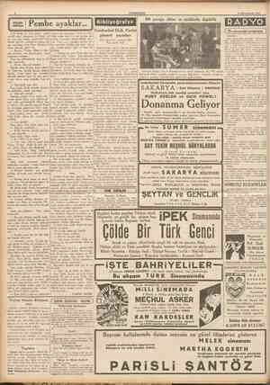  CUMHURİYET 14 Birlncikâmın 1936 Küçük hikâye Pembe ayaklar... Bibliyoğrafya Cumhuriyet Halk Partisi 800 çocuğa elbise ve...