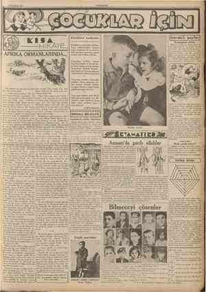  2 tkincikânun 1937 CUMHURİYET Küçüklere nasihatler |merakh şeylerj Kurbağalar çiftliği Burgess isminde bir İngiliz garib bir