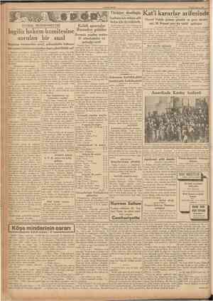  CUMHURÎYET 5 Ikinclkânun 1937 Türkiye dostluğu Ingiltere için olduğu gibi Italya için de mühimdir FUTBOL MUSAHABELERI Kat'î