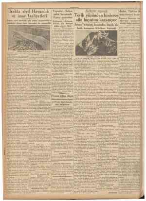  CUMHURIYET 9 tkincikânun 1937 Irakta sivil Havacılık ve imar faaliyetleri Yugoslav Bulgar paktı karşısmda Yunan gazeteleri