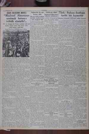   2i İlüncikinen 1097 AĞADIR. HADISESİNİN MAHİYETİ “Maalesef Almanyayı unutmak hatasını irtikâb etmiştik!,, 1911 de Almanya