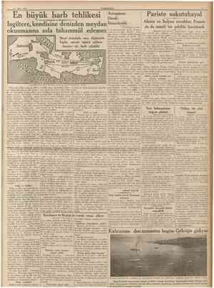  15 Mart 1937 CUMHURİYET En buyük harb tehlikesi Ingiltere, kendisine denizden meydan okunmasına asla tahammül edemez SAVCDV