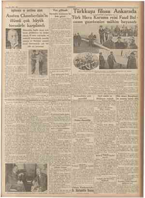  18 Mart 1937 CUMHURİYET ingilterenin en centilmen adamı Van gölünde Seyrisefer muntazam bir hale giriyor Van (Hususî) Göl...