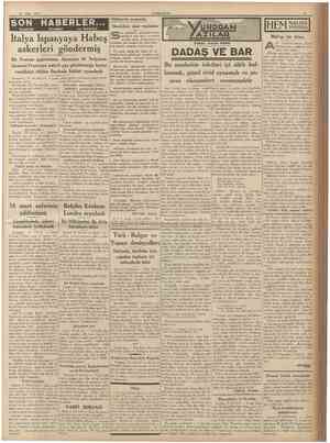  20 Mart 1937 CUMHURİYET SON TELEFON HABERLER TELGRAF Hâdiseler arasında TELSiZLE Sineklere dair vecizeler on günlerde,...