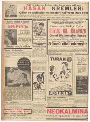 UlilJÇUnCIJ .„.« İSTANBUL CAĞALOĞLU Parcamha 7 Nican 1QQ7 Sayi î 4üüZ Telgraf ve mektub adresi: Cumhuriyet, İstanbul Posta