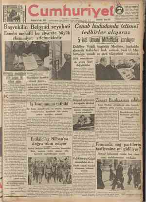  CUMHURİYET 7 Nisan 1937 Şehir ve Memleket Haberleri j Mühim bir eser Tarihî tefrika : 81 Yazan : M. Turhan Tan (Terciime ve