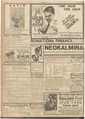  13 Nisan 1937 CUMHURİYET î Gene TEK KOLLU CEMAL GiŞESiNE 200,000 lira işte Tek Kollu Cemal'den aldığı çarptı!. işte isim ve