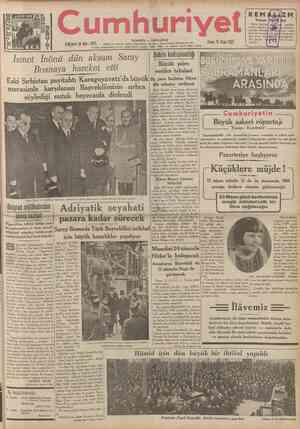  CUMHURİYET 16 Nisan 1937 ( Şehir ve Memleket Haberleri j Tarihî tefrika : 90 Yazan : M. Turhan Tan (Tercüme ve iktibas...