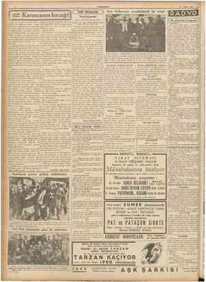  20 Nisan 1937 CUMHURÎYET Tedris ve Terbiye Iktısadî bahisler Ingilterede kömür ve buğday buhranı Büyük Britanya Imparatorluğu