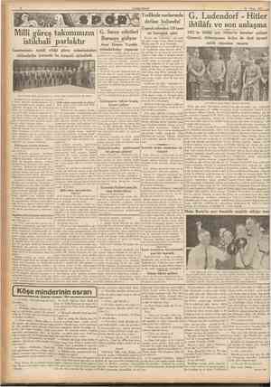  20 Nisan 1937 CUMHURIYET Başvekilimiz geliyor Dün geceyarısı Belgraddan ayrılan Ismet Inönü fevkalâde samimî tezahüratla...