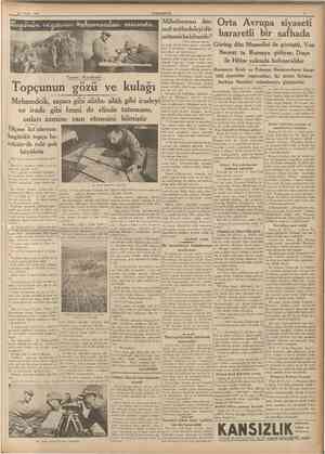 27 Nisan 1937 CUMHURlrET Milletlerarası iktısadî mübadeleyi düzeltmek kabil midir? [Başmakaleden devam] Orta Avrupa siyaseti
