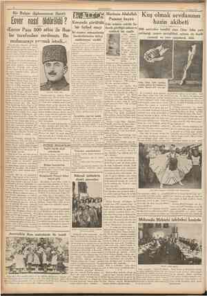  CUMHURIYET 30 Nisan 1937 Bîr Bulgar diplomatmın ifşaatı nasıl öldürüldli? ((Enver Paşa 500 atlısı ile Ruslar tarafından...