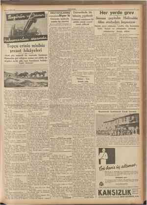  4 Mayıs 1937 CUMETURİYET OKUYUCULARIMIZ Üniversite hakkında yapılan bhr röportaj Ünîversitede bîr Diyor ki lokanta yapılacak