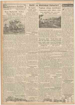  CUMHTJRİYET 8 Mayıs 1937 Şehir ve Memleket Haberleri Diş fırçaları Tarihi tefrika : 112 Yazan : M. Turhan Tan (Tercüme ve...