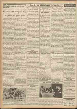  CUMHURIYET 10 Mayıs 1937 { Şehir ve Memîeket Haberlerî Tarih! tefrika : 114 Yazan : M. Turhan Tan tTercüme ve iktibas...