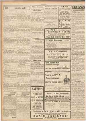  15 Mayıs 1937 CUMHUBİYET KUçük hikâye Büyük aşk Rıhtım tamiratı Şimdi de Eminönü tarafı takviyejîdiliyor Hukukundan feragat