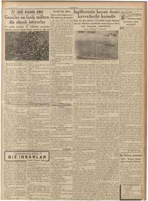  26 Mayıs 1937 CUMHUBİYET Ingilterenin hayatı deniz Sahte nüf us kâğıdı ve evGencler en f azla mühen lilik tezkeresi...
