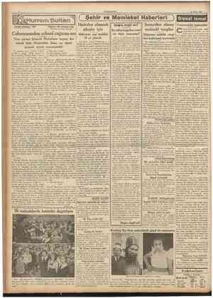  CUMHURİYET 30 Mayıs 1931 Hunr Tarihi tefrika : 134 Yazan : M. Turhan Tan ıTercüme ve iktibas edilemez) f Şehîr ve Memleket