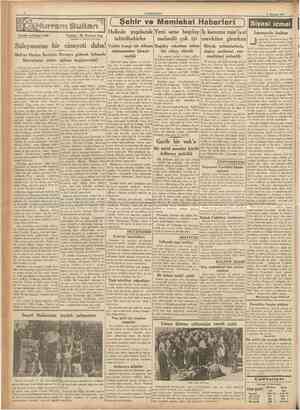  CUMHURİYET 3 Haziran 1937 { Şehir ve Memleket Haberleri ) Siyasî icmal Tarihî tefrika : 138 Yazan : M. Turhan Tan ıTercüme ve