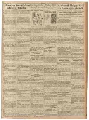  11 Haziran 1937 CUMHURÎYET «Bilinmiyen Onu insan» kitabıruhu Conan Doylun gezdiriyormuş hataîarla doludur Amerikada ihtiyar