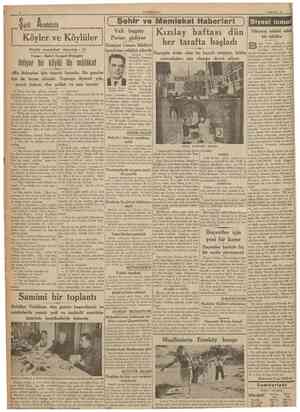  CUMHURIYET 2 Temmuz 1937 Şarkî A nadoluda Köyler ve Köylüler Büyük memleket röportajı : 10 Yazan : Bahri Turgud Okaygün Şehir